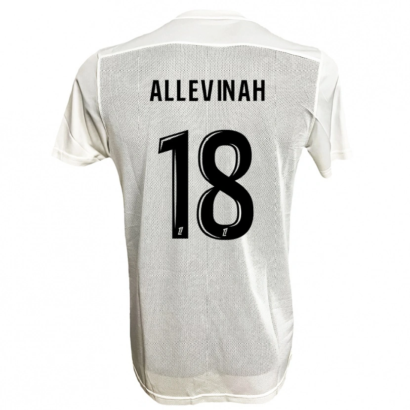 Danxen Herren Jim Allevinah #18 Schwarz Weiß Auswärtstrikot Trikot 2025/26 T-Shirt Österreich