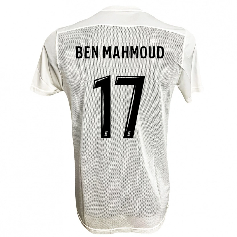 Danxen Herren Yessine Ben Mahmoud #17 Schwarz Weiß Auswärtstrikot Trikot 2025/26 T-Shirt Österreich