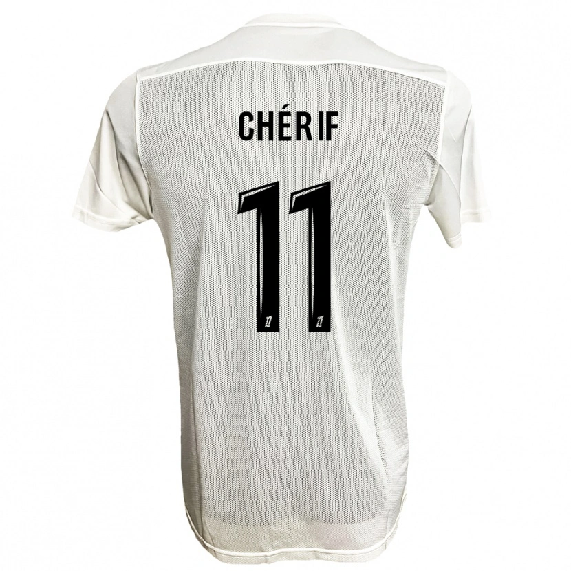 Danxen Herren Sidiki Chérif #11 Schwarz Weiß Auswärtstrikot Trikot 2025/26 T-Shirt Österreich