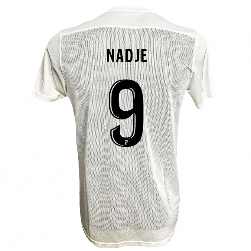 Danxen Herren Guédé Nadje #9 Schwarz Weiß Auswärtstrikot Trikot 2025/26 T-Shirt Österreich