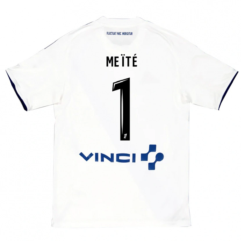 Danxen Herren Ibrahim Meïté #1 Weiß Blau Auswärtstrikot Trikot 2025/26 T-Shirt Österreich