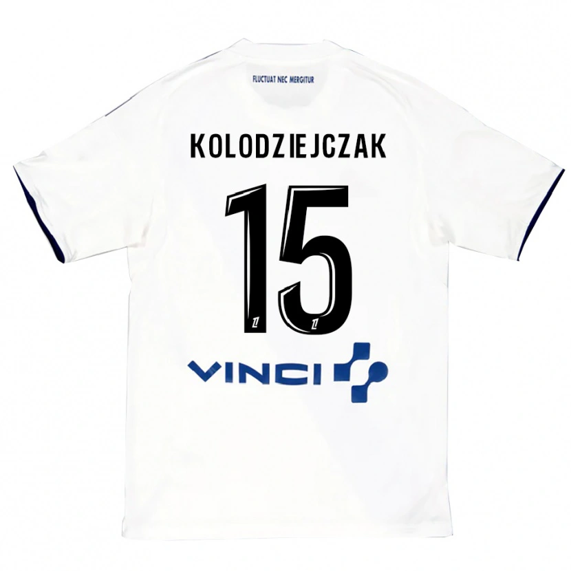 Danxen Herren Timothée Kolodziejczak #15 Weiß Blau Auswärtstrikot Trikot 2025/26 T-Shirt Österreich