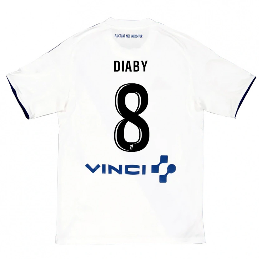 Danxen Herren Aboubakar Diaby #8 Weiß Blau Auswärtstrikot Trikot 2025/26 T-Shirt Österreich