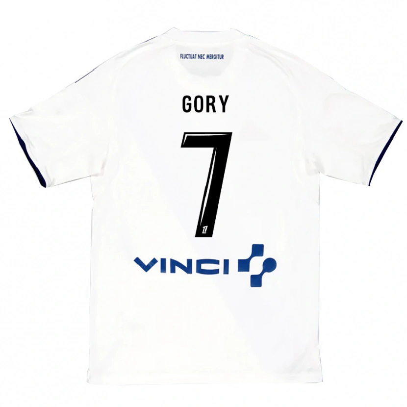Danxen Herren Alimami Gory #7 Weiß Blau Auswärtstrikot Trikot 2025/26 T-Shirt Österreich