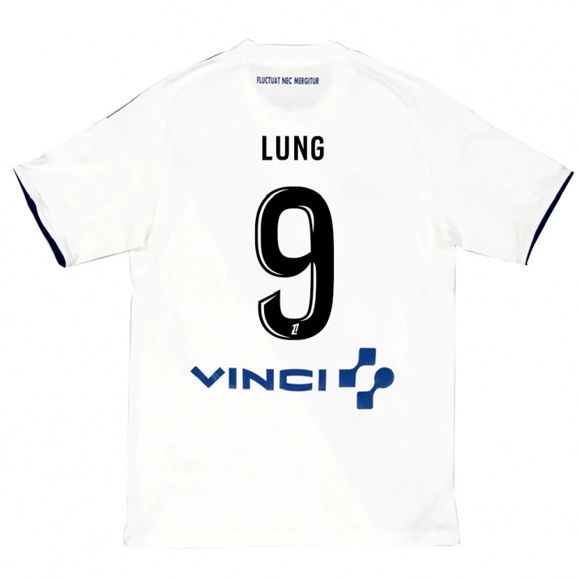 Danxen Herren Nelson Lung #9 Weiß Blau Auswärtstrikot Trikot 2025/26 T-Shirt Österreich