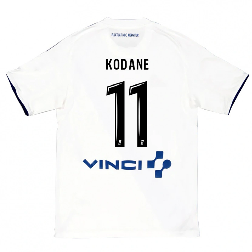 Danxen Herren Lionel Kodane #11 Weiß Blau Auswärtstrikot Trikot 2025/26 T-Shirt Österreich