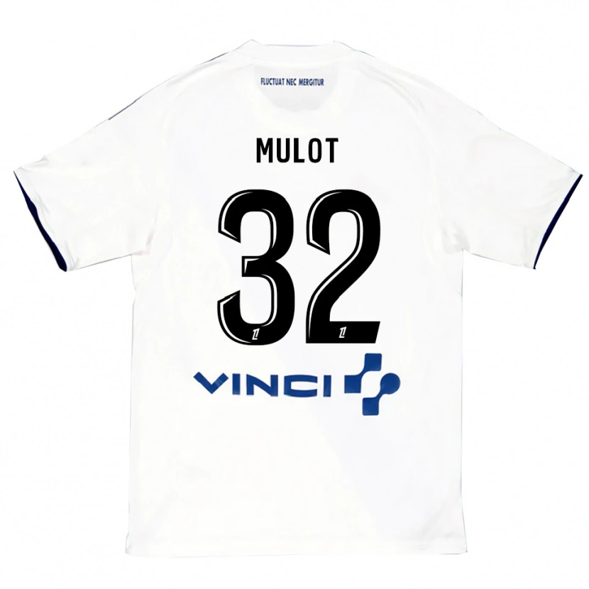 Danxen Herren Marie Mulot #32 Weiß Blau Auswärtstrikot Trikot 2025/26 T-Shirt Österreich