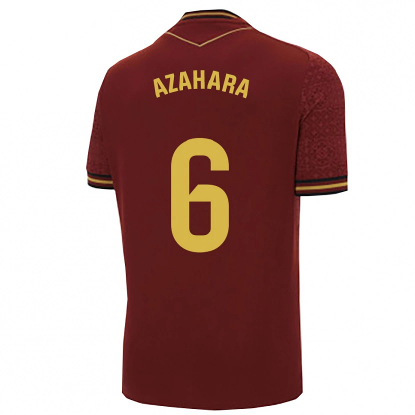 Danxen Herren Azahara #6 Burgunderrot Gold Auswärtstrikot Trikot 2025/26 T-Shirt Österreich