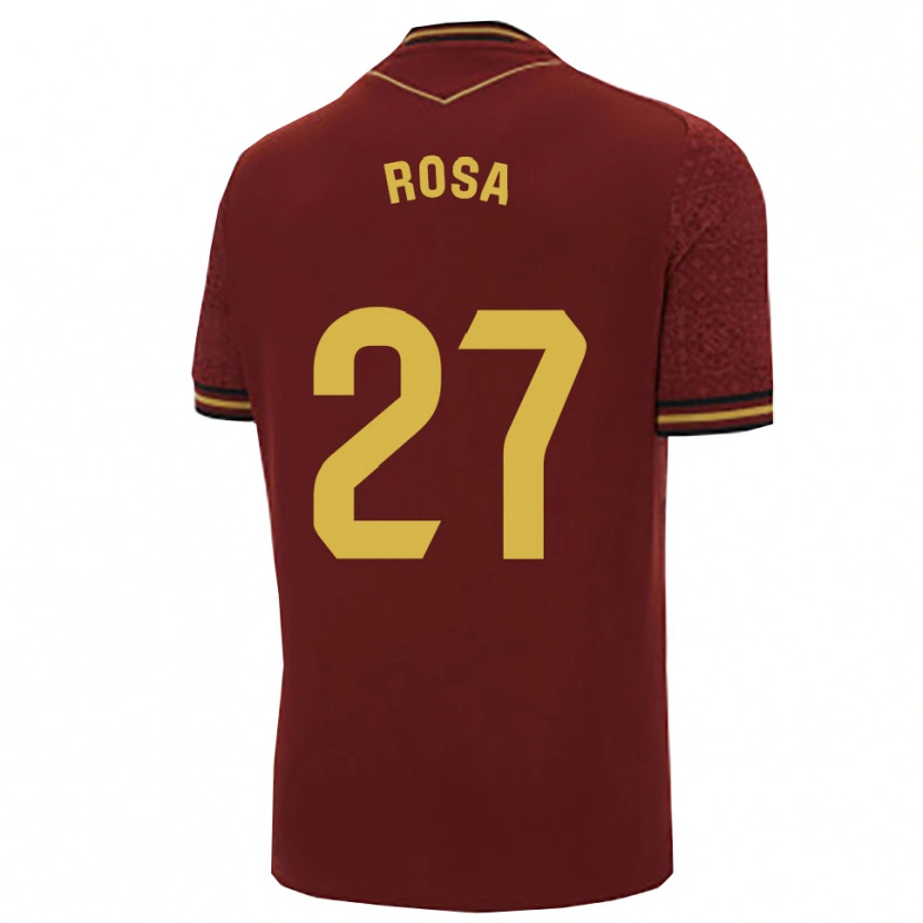 Danxen Herren Rosa Hernando Castanedo #27 Burgunderrot Gold Auswärtstrikot Trikot 2025/26 T-Shirt Österreich