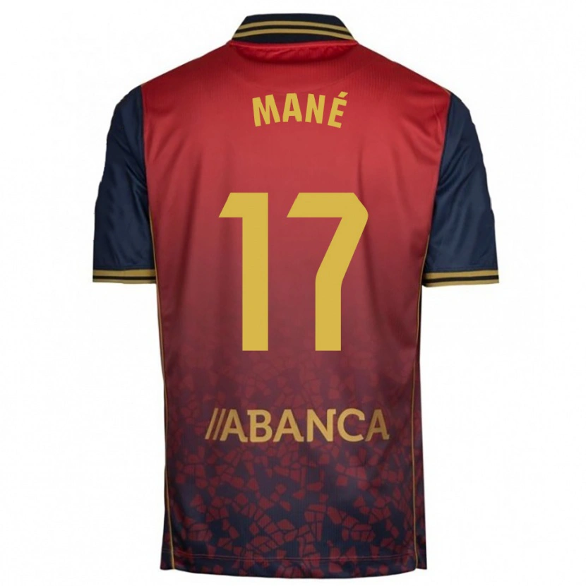 Danxen Herren Alioune Mané #17 Rot Marine Auswärtstrikot Trikot 2025/26 T-Shirt Österreich