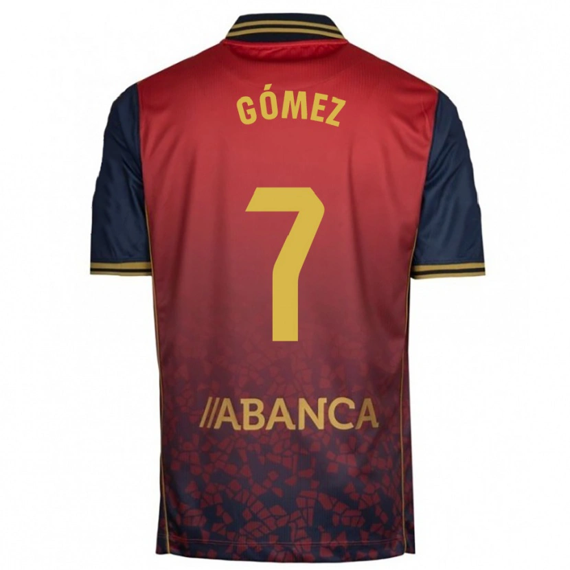 Danxen Herren Diego Gómez #7 Rot Marine Auswärtstrikot Trikot 2025/26 T-Shirt Österreich