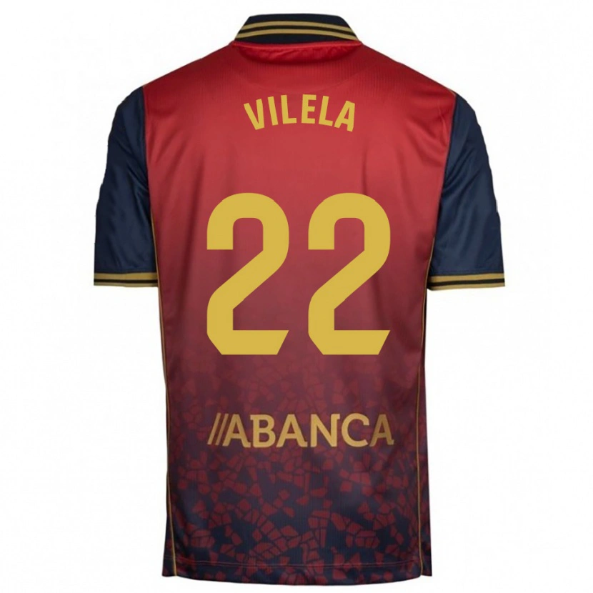 Danxen Herren Rubén Vilela #22 Rot Marine Auswärtstrikot Trikot 2025/26 T-Shirt Österreich