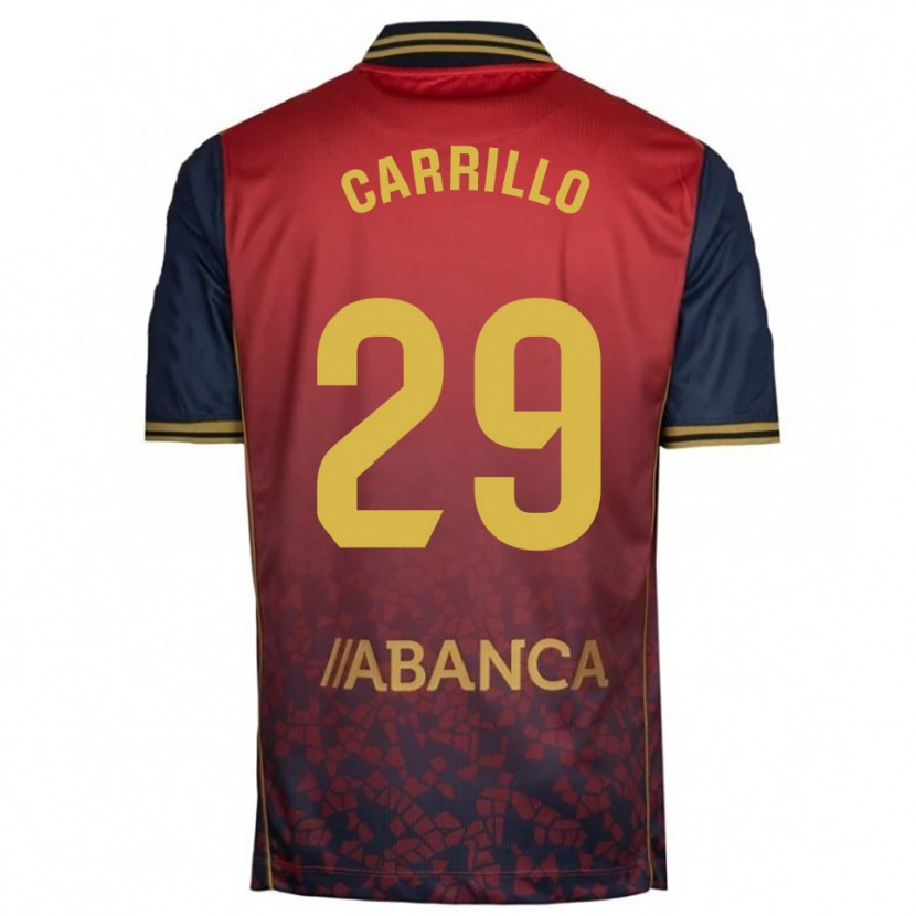 Danxen Herren Noé Carrillo #29 Rot Marine Auswärtstrikot Trikot 2025/26 T-Shirt Österreich