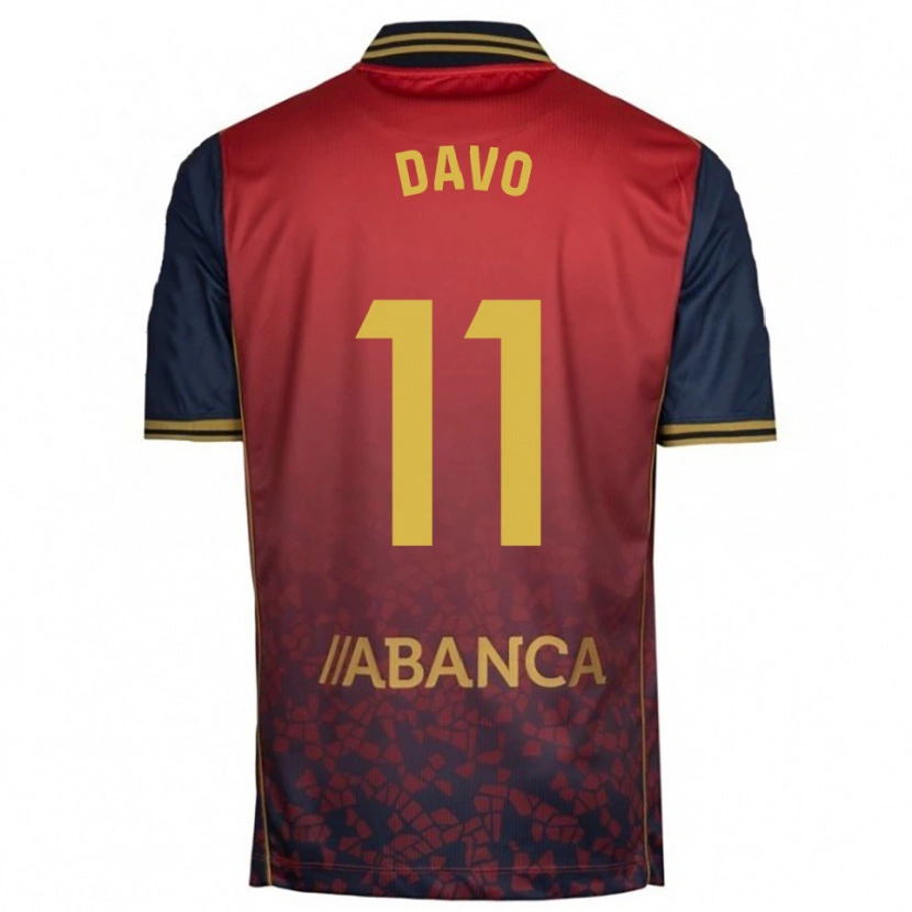 Danxen Herren Davo #11 Rot Marine Auswärtstrikot Trikot 2025/26 T-Shirt Österreich