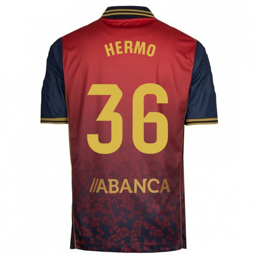 Danxen Herren Mario Hermo #36 Rot Marine Auswärtstrikot Trikot 2025/26 T-Shirt Österreich