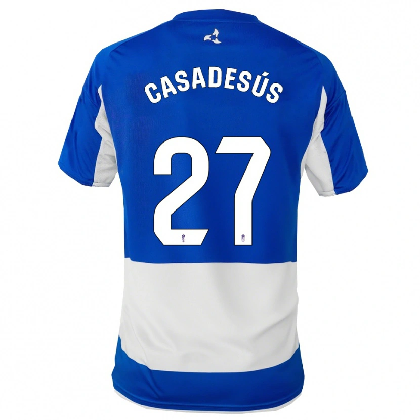 Danxen Herren Pau Casadesús #27 Blau Weiß Auswärtstrikot Trikot 2025/26 T-Shirt Österreich