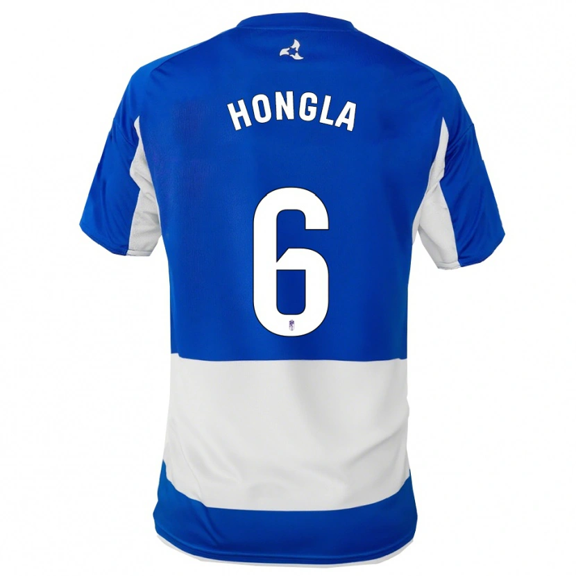 Danxen Herren Martin Hongla #6 Blau Weiß Auswärtstrikot Trikot 2025/26 T-Shirt Österreich