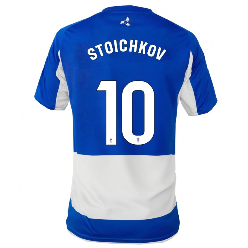 Danxen Herren Stoichkov #10 Blau Weiß Auswärtstrikot Trikot 2025/26 T-Shirt Österreich