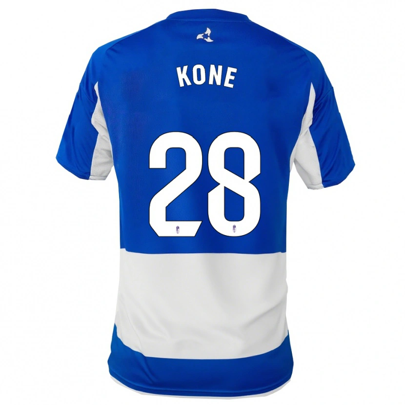 Danxen Herren Abdoulaye Kone #28 Blau Weiß Auswärtstrikot Trikot 2025/26 T-Shirt Österreich