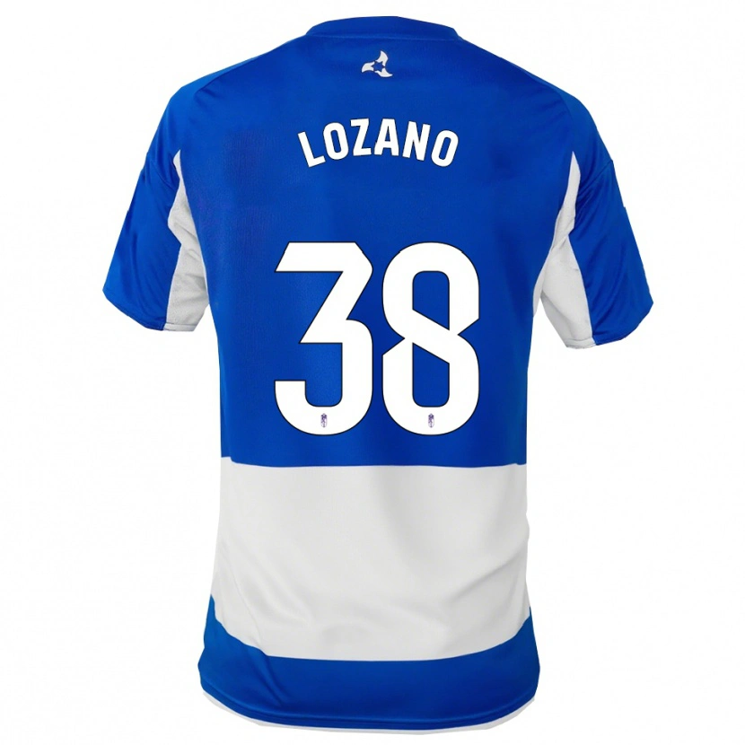 Danxen Herren Mario Lozano #38 Blau Weiß Auswärtstrikot Trikot 2025/26 T-Shirt Österreich
