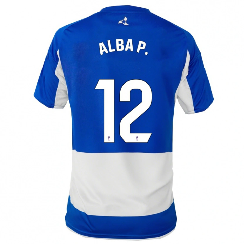 Danxen Herren Alba Pérez Manrique #12 Blau Weiß Auswärtstrikot Trikot 2025/26 T-Shirt Österreich