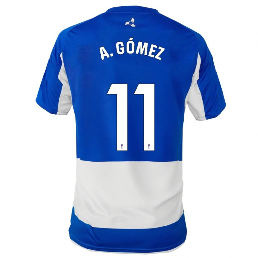 Danxen Herren Andrea Gómez Oliver #11 Blau Weiß Auswärtstrikot Trikot 2025/26 T-Shirt Österreich