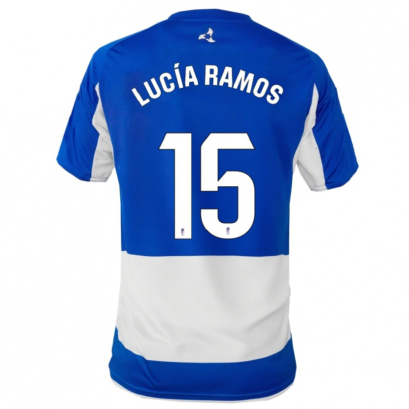 Danxen Herren Lucía Ramos Narvaez #15 Blau Weiß Auswärtstrikot Trikot 2025/26 T-Shirt Österreich