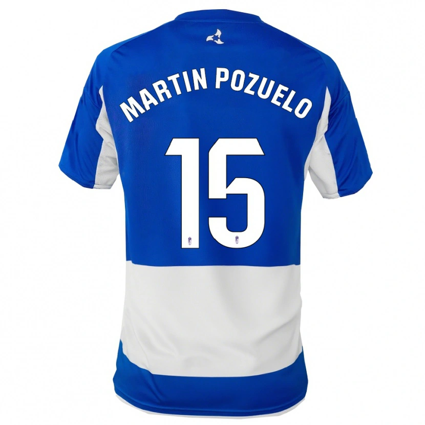 Danxen Herren Esther Martin-Pozuelo #15 Blau Weiß Auswärtstrikot Trikot 2025/26 T-Shirt Österreich