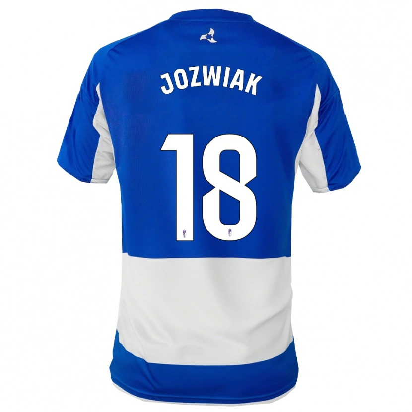 Danxen Herren Kamil Józwiak #18 Blau Weiß Auswärtstrikot Trikot 2025/26 T-Shirt Österreich