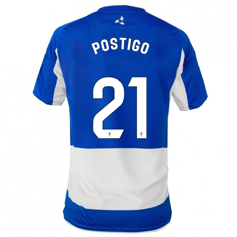 Danxen Herren Cristina Postigo Martín #21 Blau Weiß Auswärtstrikot Trikot 2025/26 T-Shirt Österreich