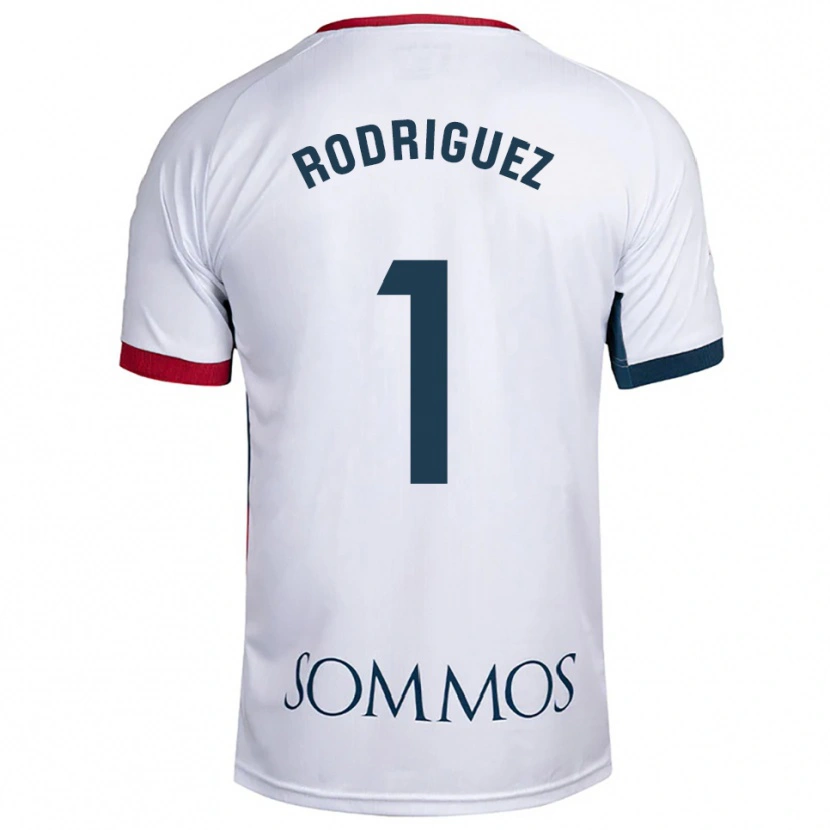 Danxen Herren Nuria Rodríguez #1 Weiß Rot Auswärtstrikot Trikot 2025/26 T-Shirt Österreich