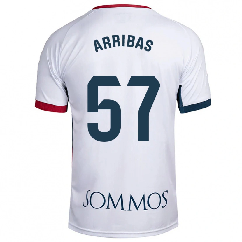 Danxen Herren Sergio Arribas #57 Weiß Rot Auswärtstrikot Trikot 2025/26 T-Shirt Österreich