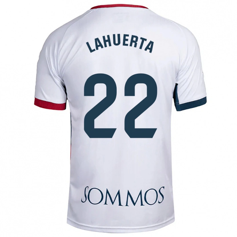Danxen Herren Gema Lahuerta #22 Weiß Rot Auswärtstrikot Trikot 2025/26 T-Shirt Österreich