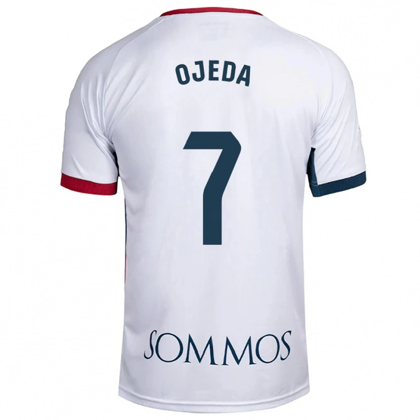 Danxen Herren Dani Ojeda #7 Weiß Rot Auswärtstrikot Trikot 2025/26 T-Shirt Österreich