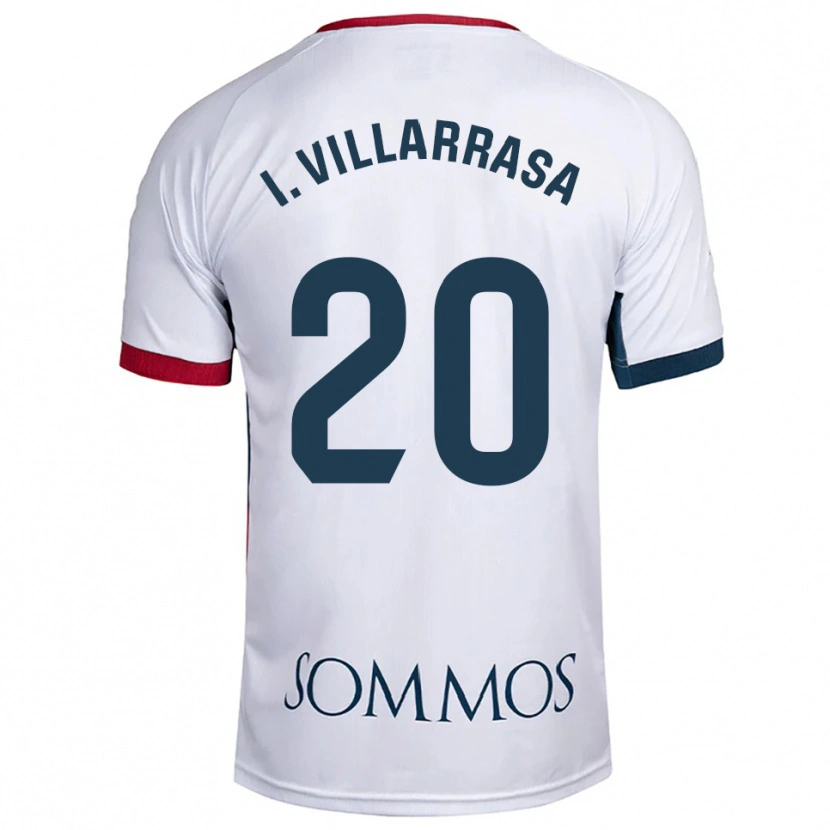 Danxen Herren Ignasi Vilarrasa #20 Weiß Rot Auswärtstrikot Trikot 2025/26 T-Shirt Österreich
