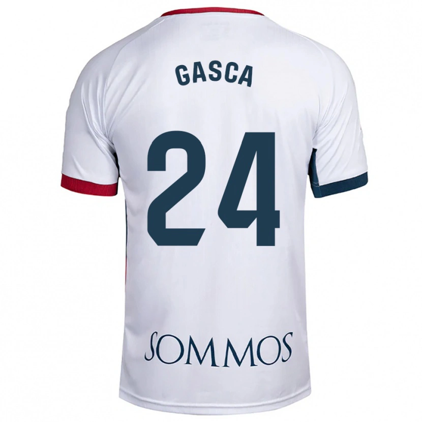 Danxen Herren Verónica Gasca #24 Weiß Rot Auswärtstrikot Trikot 2025/26 T-Shirt Österreich