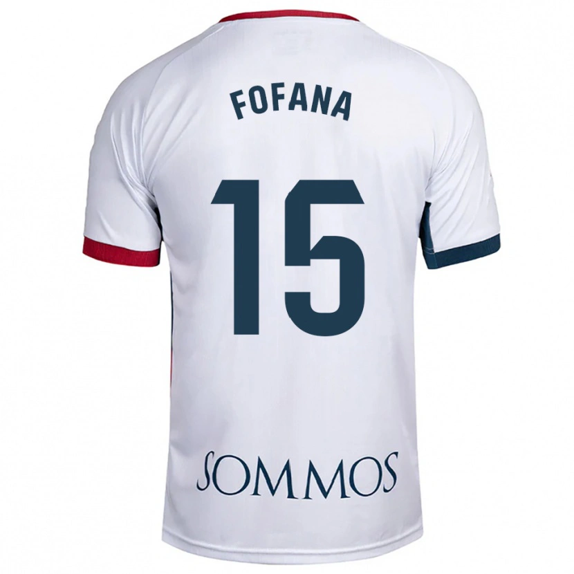 Danxen Herren Fadia Fofana #15 Weiß Rot Auswärtstrikot Trikot 2025/26 T-Shirt Österreich