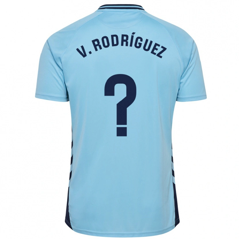 Danxen Herren Carlos Vicente Rodríguez #0 Himmelblau Auswärtstrikot Trikot 2025/26 T-Shirt Österreich