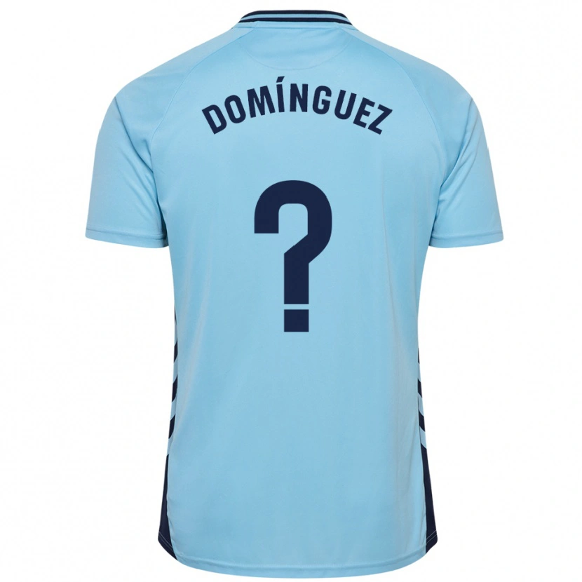 Danxen Herren Carlos Domínguez #0 Himmelblau Auswärtstrikot Trikot 2025/26 T-Shirt Österreich
