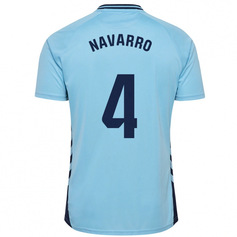 Danxen Herren Carlos Navarro #4 Himmelblau Auswärtstrikot Trikot 2025/26 T-Shirt Österreich