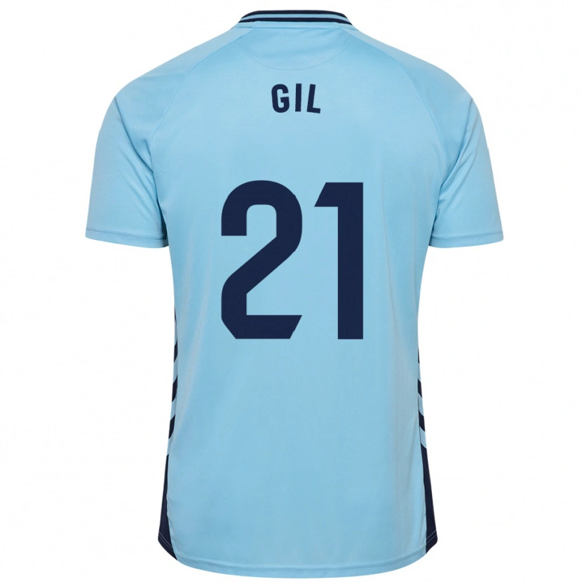 Danxen Herren Iván Gil #21 Himmelblau Auswärtstrikot Trikot 2025/26 T-Shirt Österreich