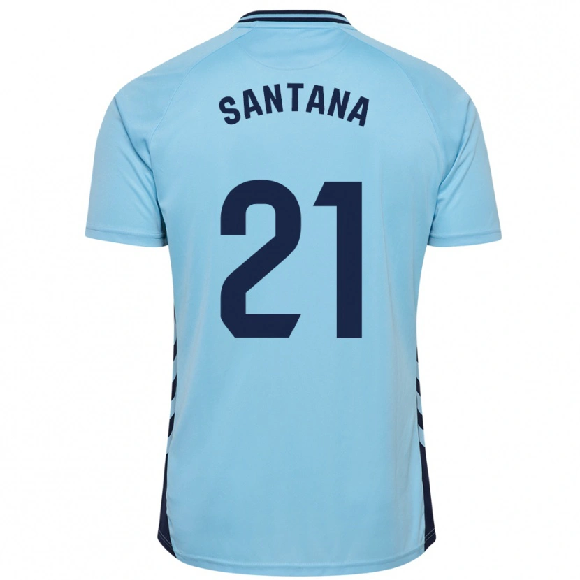 Danxen Herren Yadam Santana #21 Himmelblau Auswärtstrikot Trikot 2025/26 T-Shirt Österreich