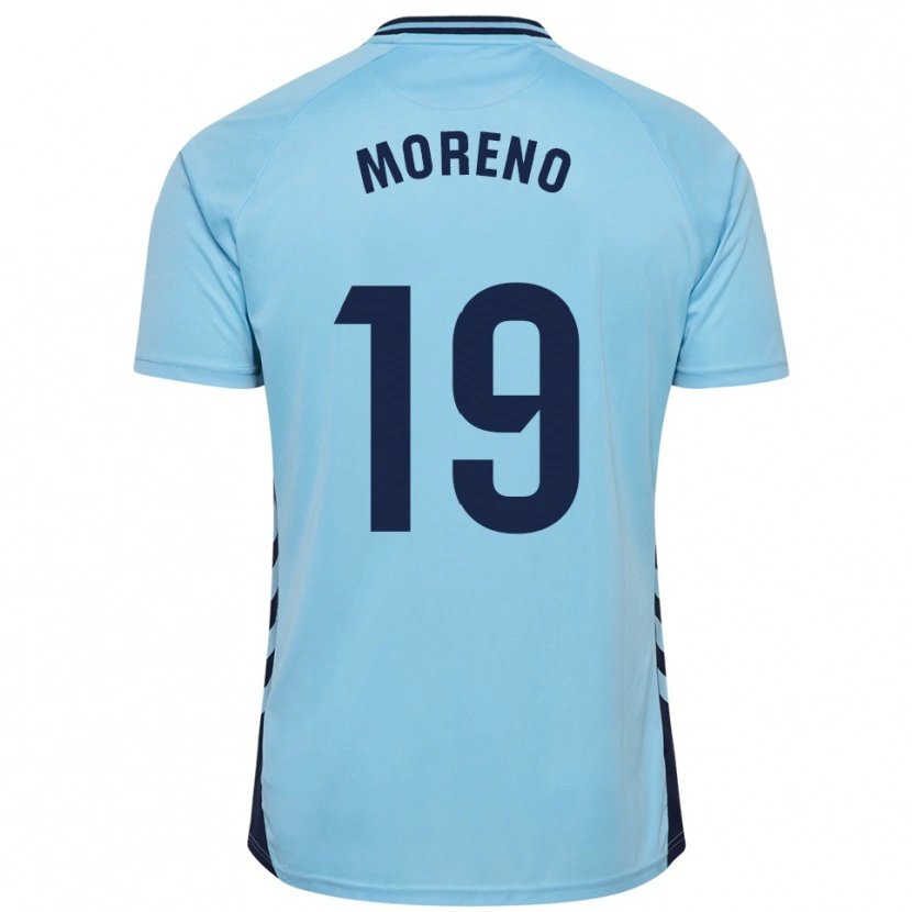 Danxen Herren Fernando Moreno #19 Himmelblau Auswärtstrikot Trikot 2025/26 T-Shirt Österreich