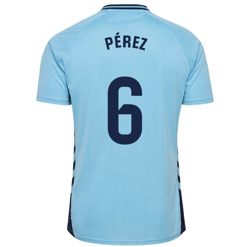 Danxen Herren Yoni Pérez #6 Himmelblau Auswärtstrikot Trikot 2025/26 T-Shirt Österreich