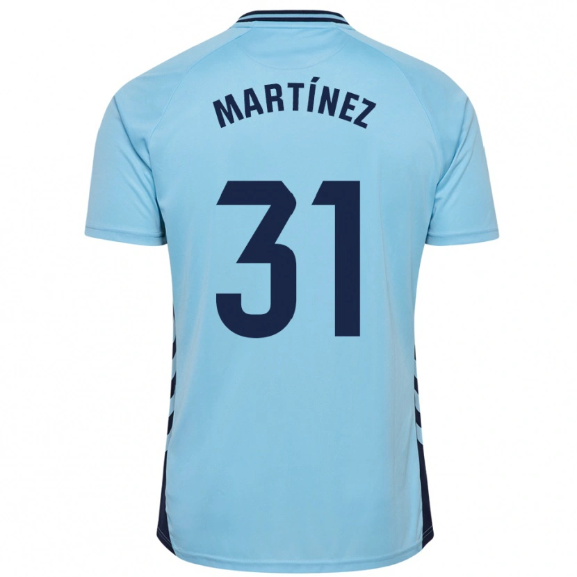 Danxen Herren Ian Martínez #31 Himmelblau Auswärtstrikot Trikot 2025/26 T-Shirt Österreich