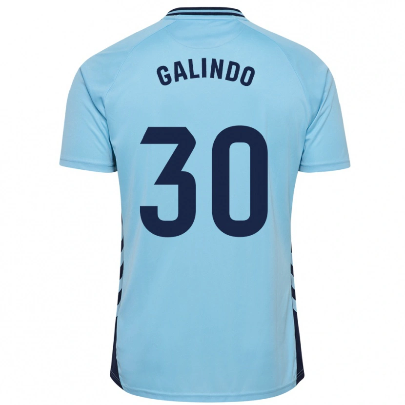 Danxen Herren Cristian Galindo #30 Himmelblau Auswärtstrikot Trikot 2025/26 T-Shirt Österreich