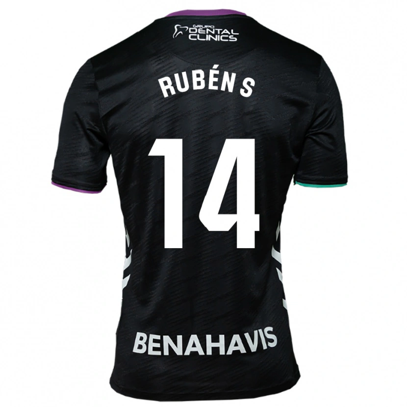 Danxen Herren Rubén Sánchez #14 Schwarz Lila Grün Auswärtstrikot Trikot 2025/26 T-Shirt Österreich
