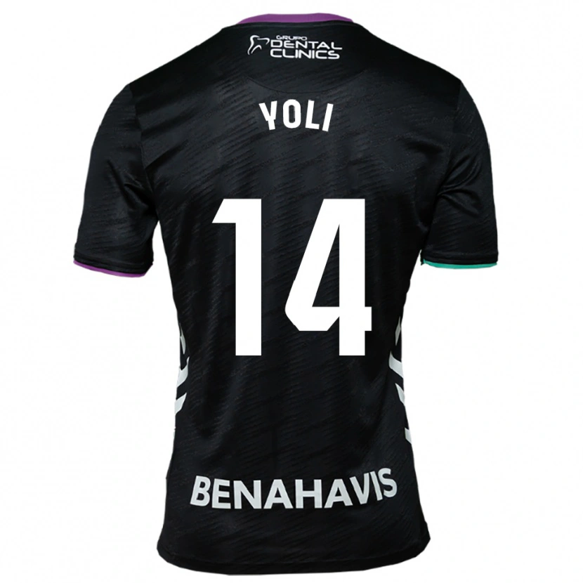 Danxen Herren Yolanda Peche Jaaskelainen #14 Schwarz Lila Grün Auswärtstrikot Trikot 2025/26 T-Shirt Österreich