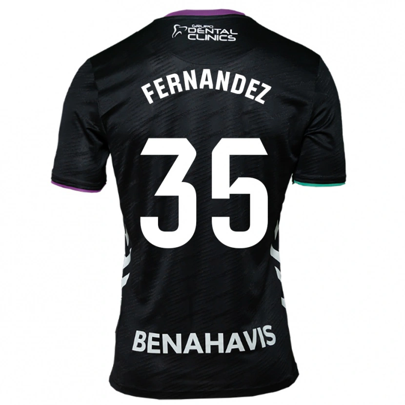 Danxen Herren Inés Fernández #35 Schwarz Lila Grün Auswärtstrikot Trikot 2025/26 T-Shirt Österreich