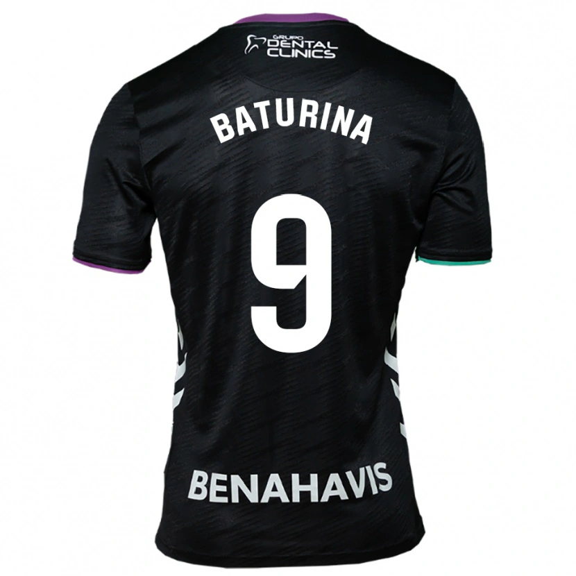 Danxen Herren Roko Baturina #9 Schwarz Lila Grün Auswärtstrikot Trikot 2025/26 T-Shirt Österreich